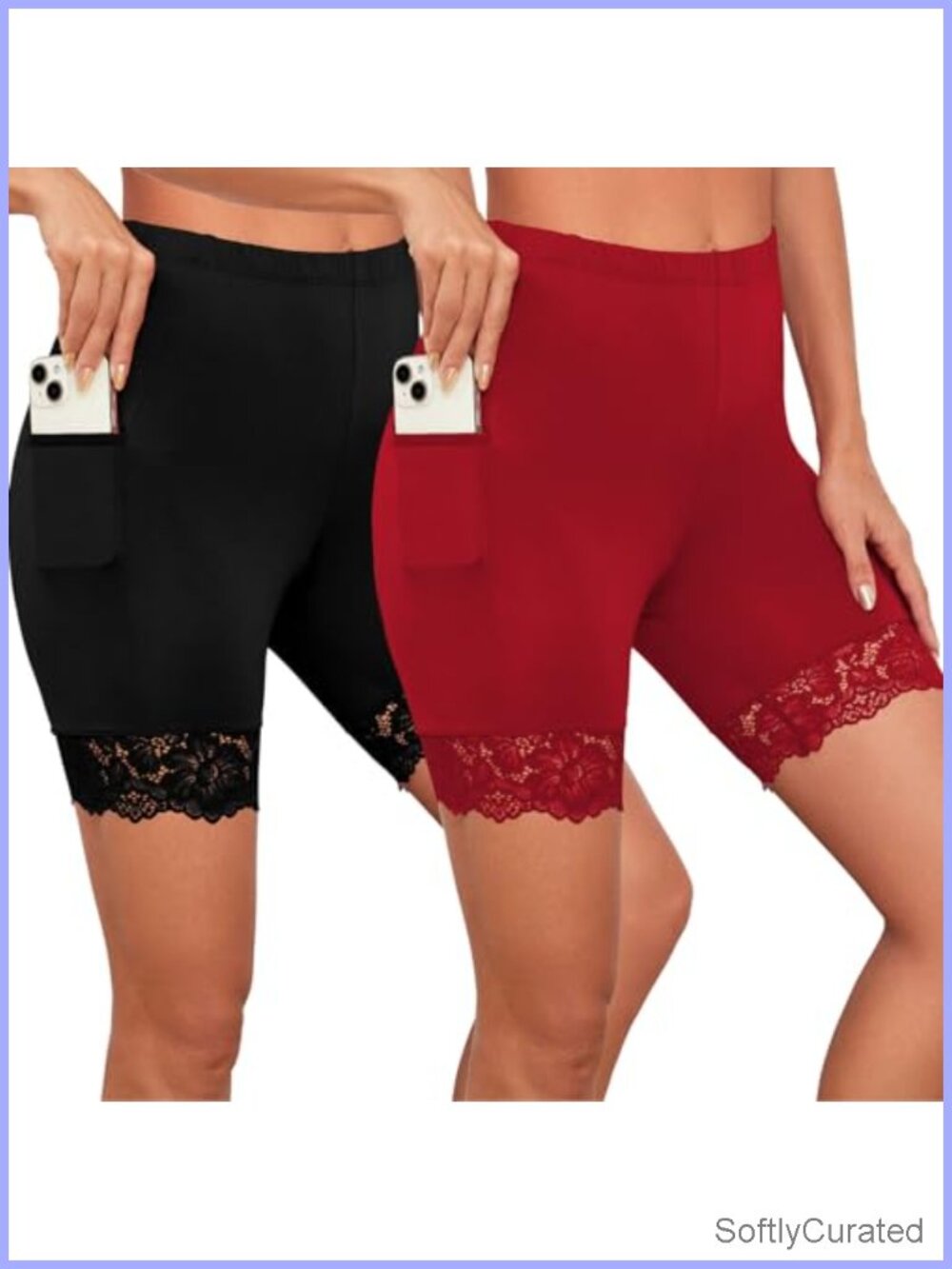 Slip Shorts Under Dresses Anti Chafing Lace Nylon Spandex Boyshorts